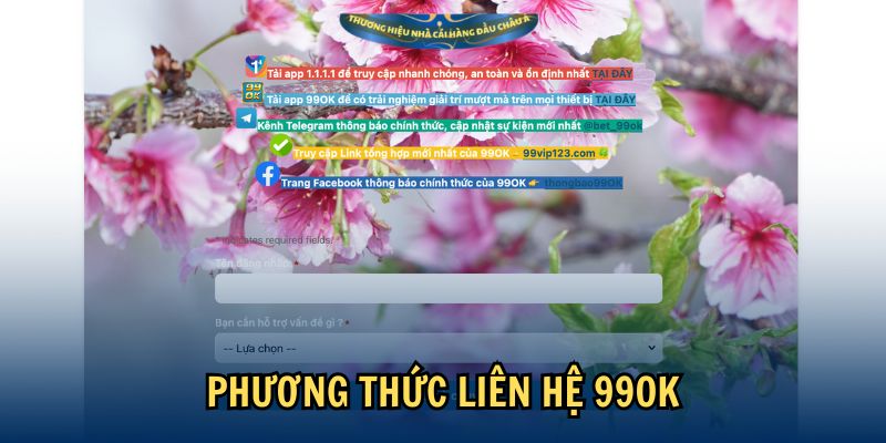 Giới thiệu những phương thức liên hệ 99OK phổ biến nhất Giới thiệu những phương thức liên hệ 99OK phổ biến nhất